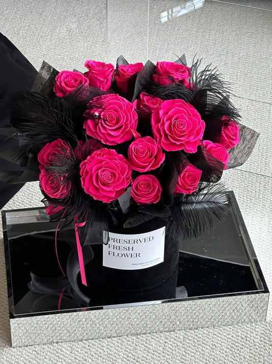 Ecuador Preserved Roses Fur Gift Box 🇸🇬 SG In Stock