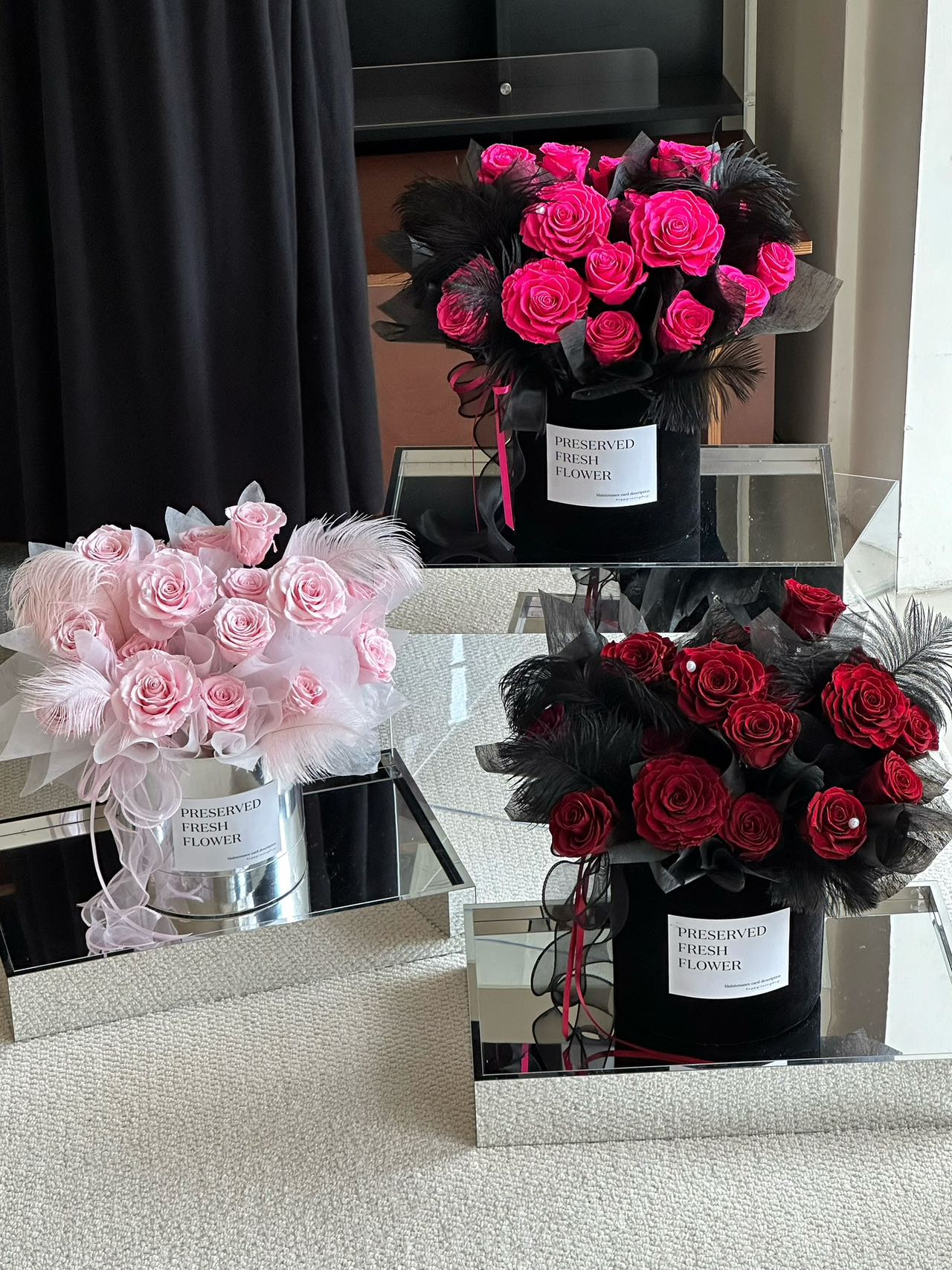 Ecuador Preserved Roses Fur Gift Box 🇸🇬 SG In Stock