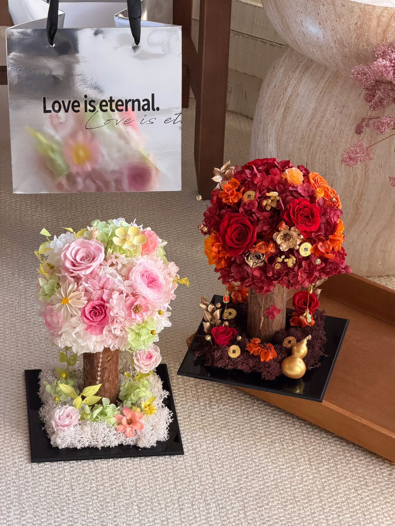 Lucky Tree Preserved Flowers Box ❤️