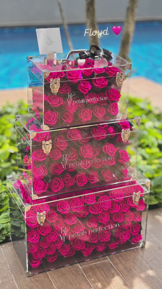 Floyd Preserved Roses Garden Small Size 🩷 SG In Stock 🇸🇬