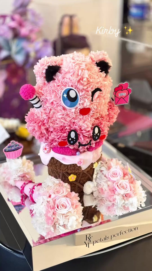 Kirby Pokémon Preserved Flowers Gift Box 🇸🇬 SG In Stock